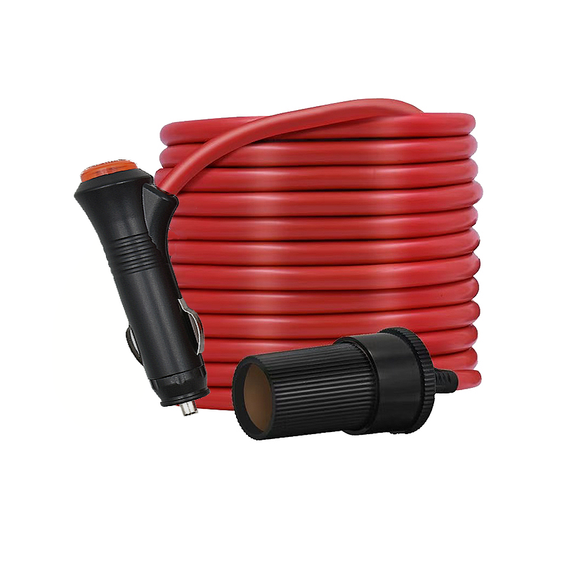  12-24V cigarette lighter socket to car charger with switch 3.6m